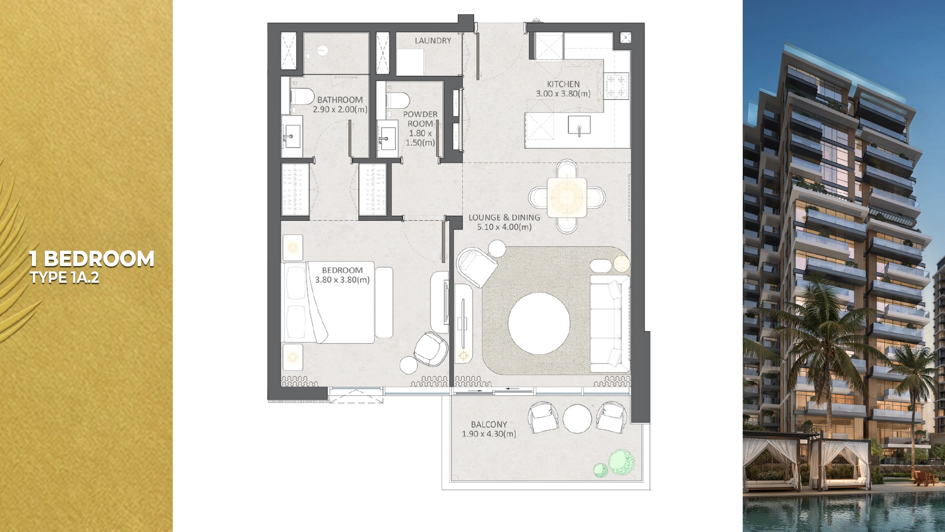 1 BR - Type A